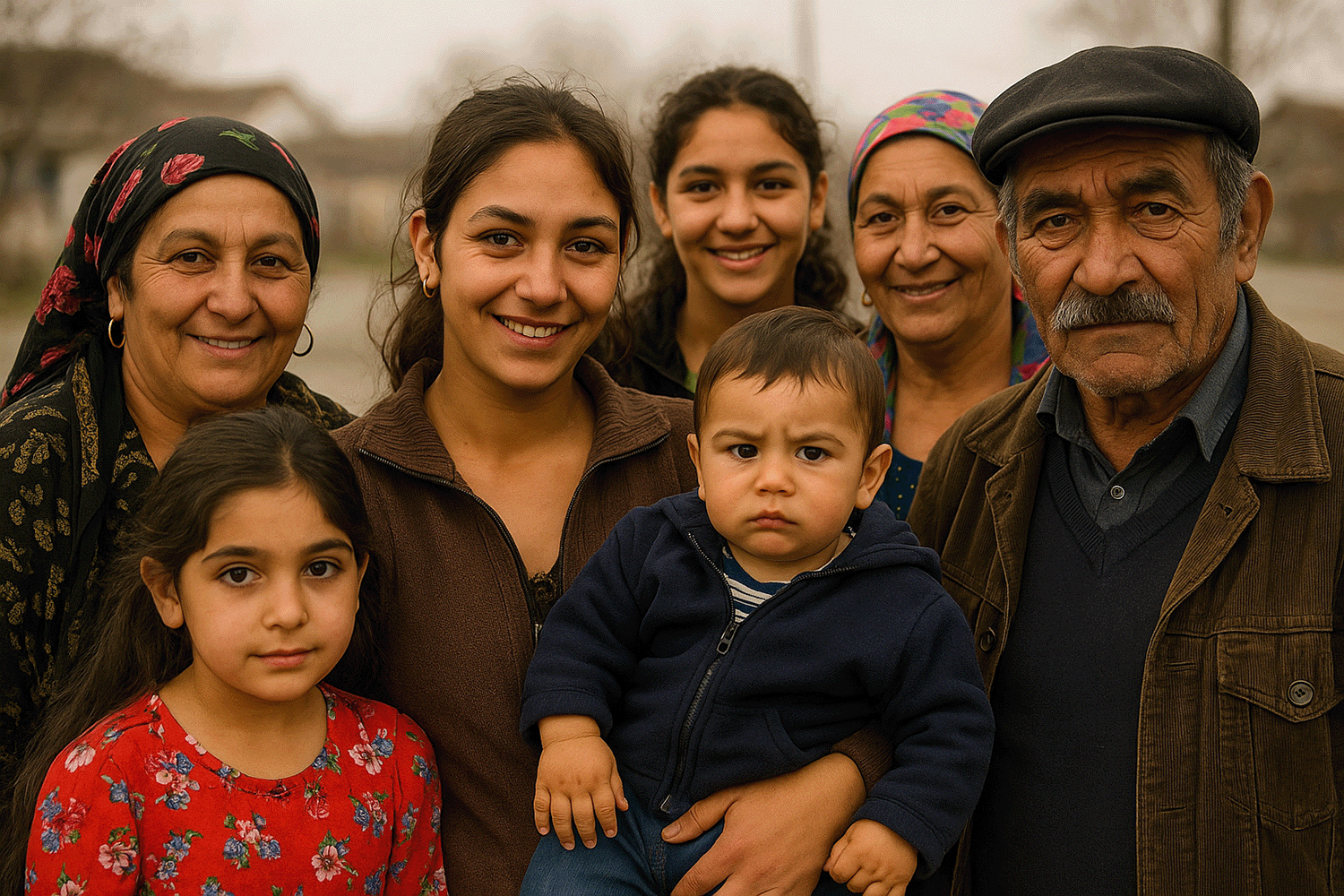Sinti und Roma Familie