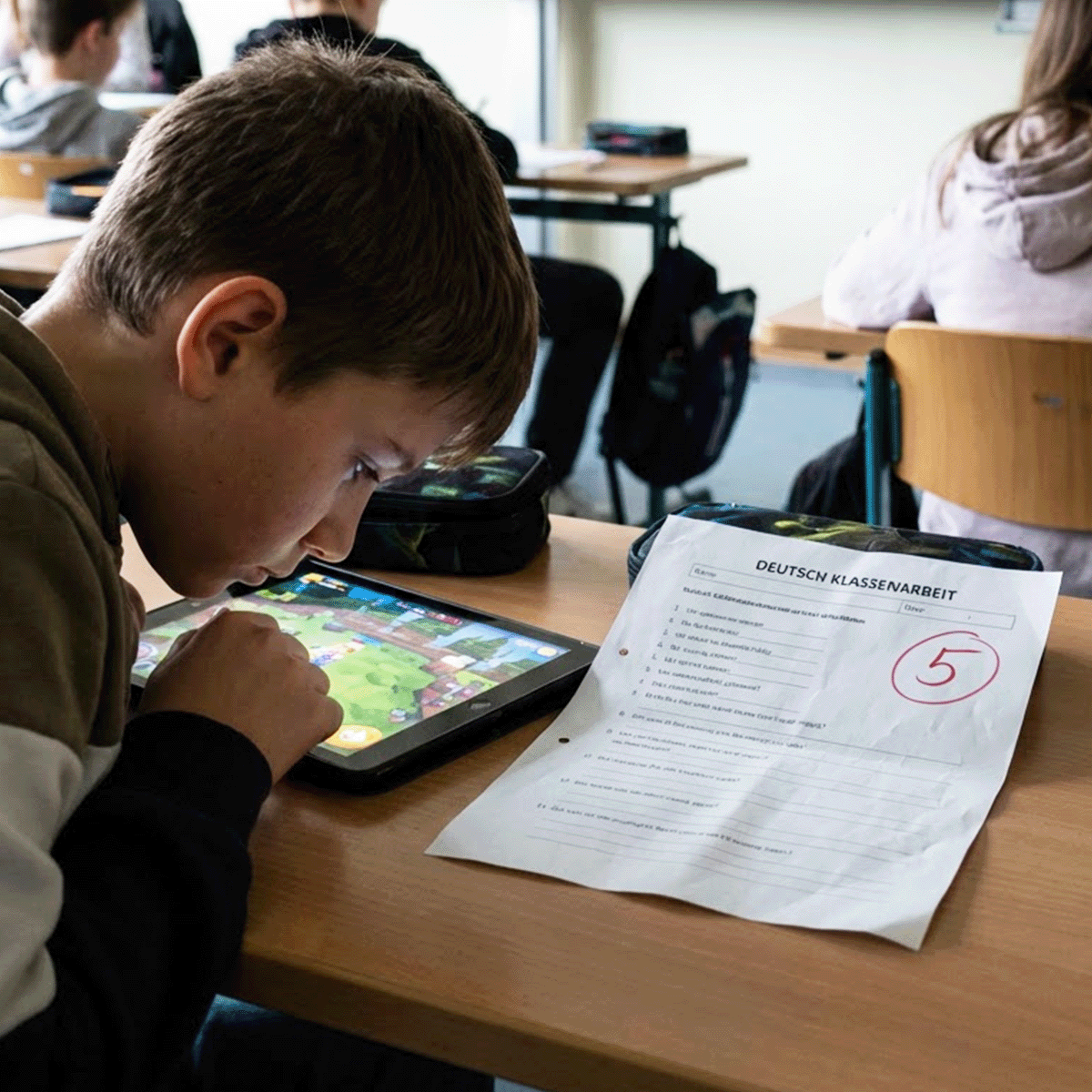 Die Tabletnutzung verschlechtert die Noten