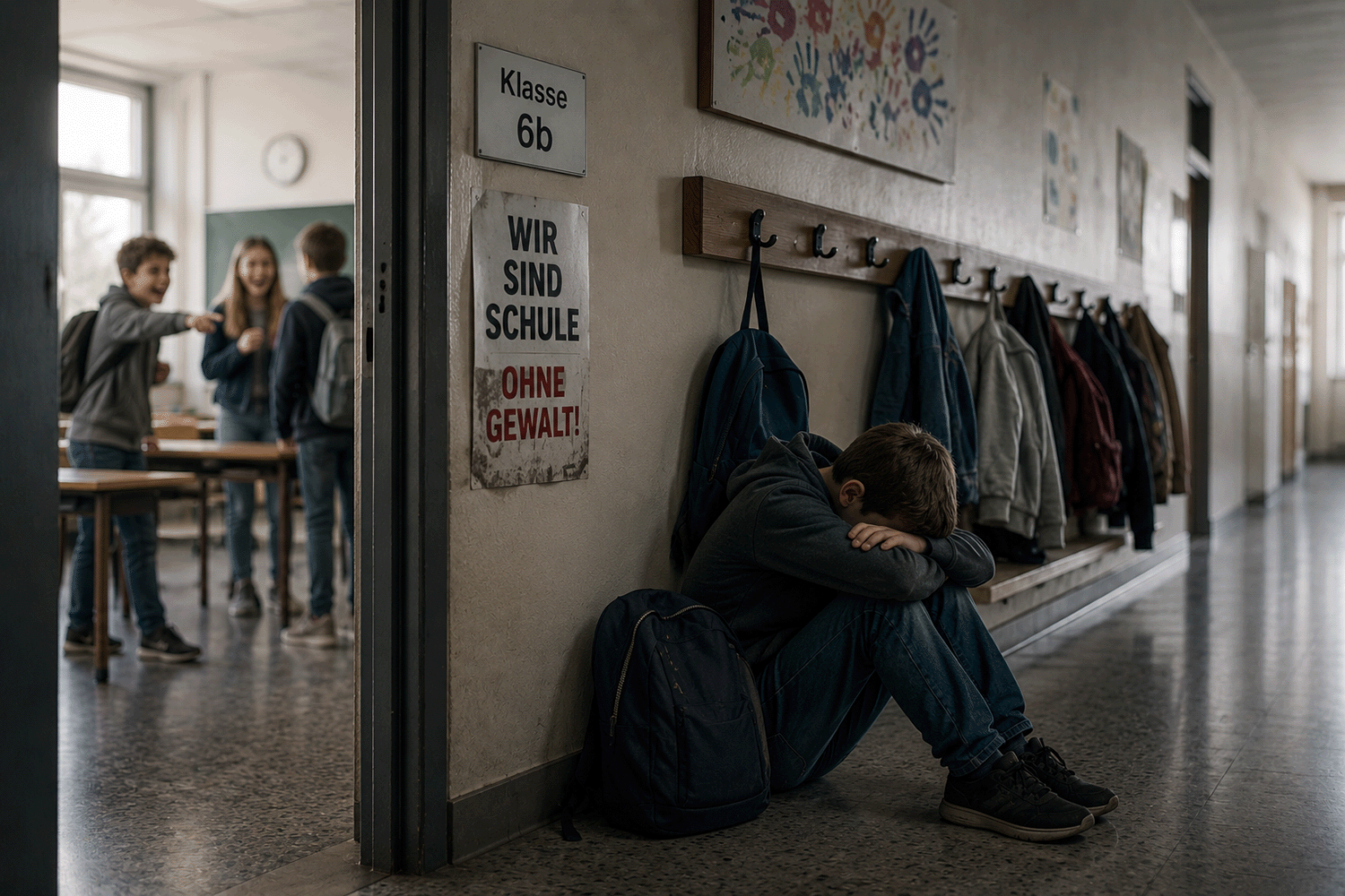 Symbolbild für das Gewaltporblem an Schulen